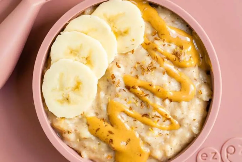 Yến mạch nấu chuối