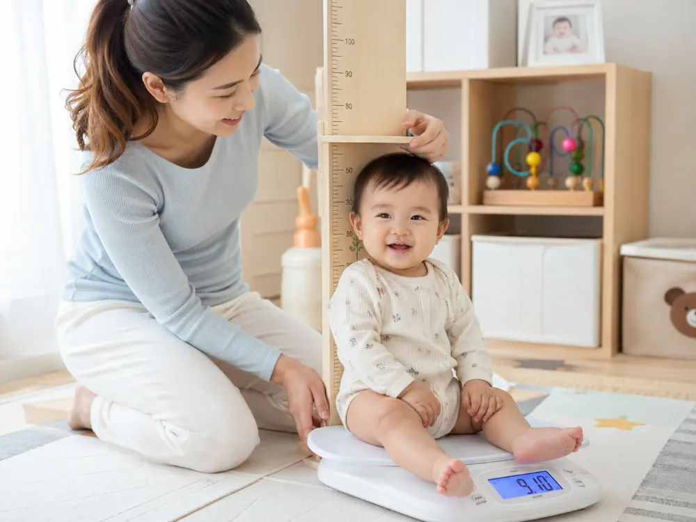 Theo dõi biểu đồ tăng trưởng là cách tốt nhất để biết bé đã nạp đủ dinh dưỡng hay chưa.