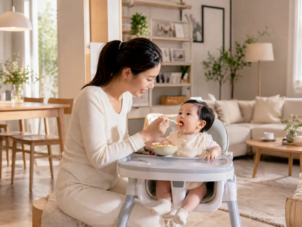 Không nên cho bé bú lắt nhắt để tạo cảm giác đói thực sự trước bữa ăn dặm.