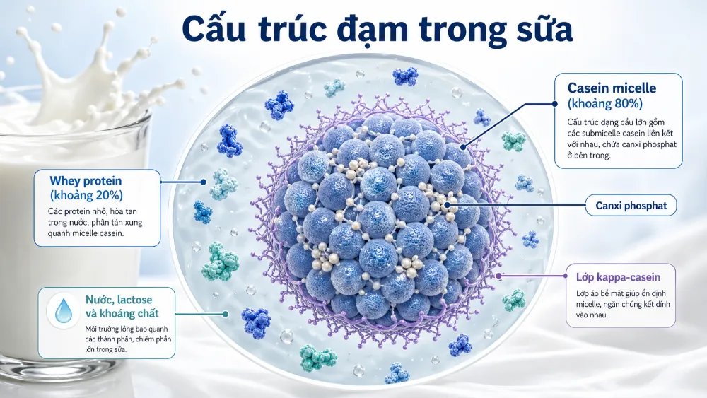 Cấu trúc đạm khó tiêu trong sữa tươi có thể khiến hệ tiêu hóa của bé 11 tháng bị quá tải.