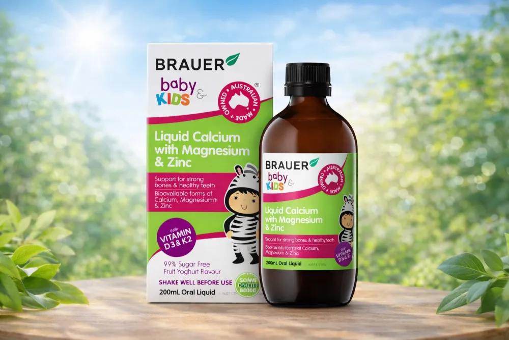 Siro Brauer Baby & Kids Liquid Calcium (Úc)