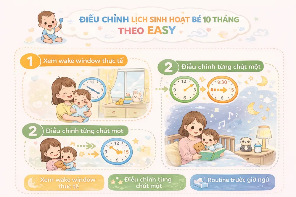 Trẻ thường xuyên thức đêm hoặc dậy quá sớm là dấu hiệu cảnh báo lịch sinh hoạt cần được điều chỉnh.