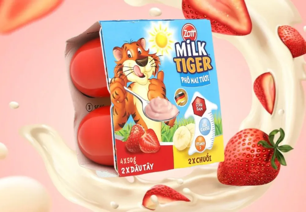 Sữa chua phô mai Zott (Đức)