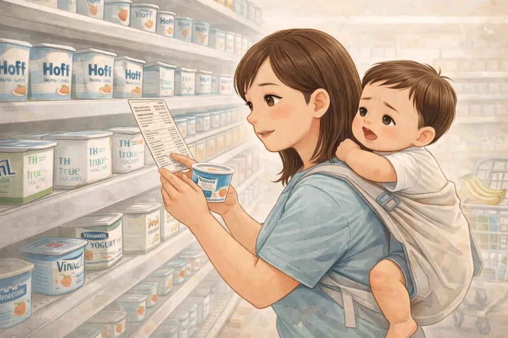 Việc đọc kỹ thành phần dinh dưỡng và chọn đúng số độ tuổi là tiêu chí quan trọng hàng đầu.