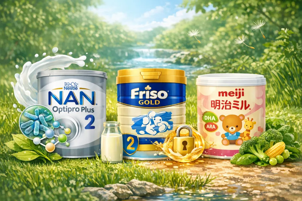 Nhóm sữa hỗ trợ tiêu hóa tốt, thanh mát