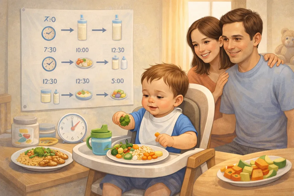 Đa dạng thực đơn và để bé tự chỉ huy là cách tuyệt vời giúp kích thích sự thèm ăn.