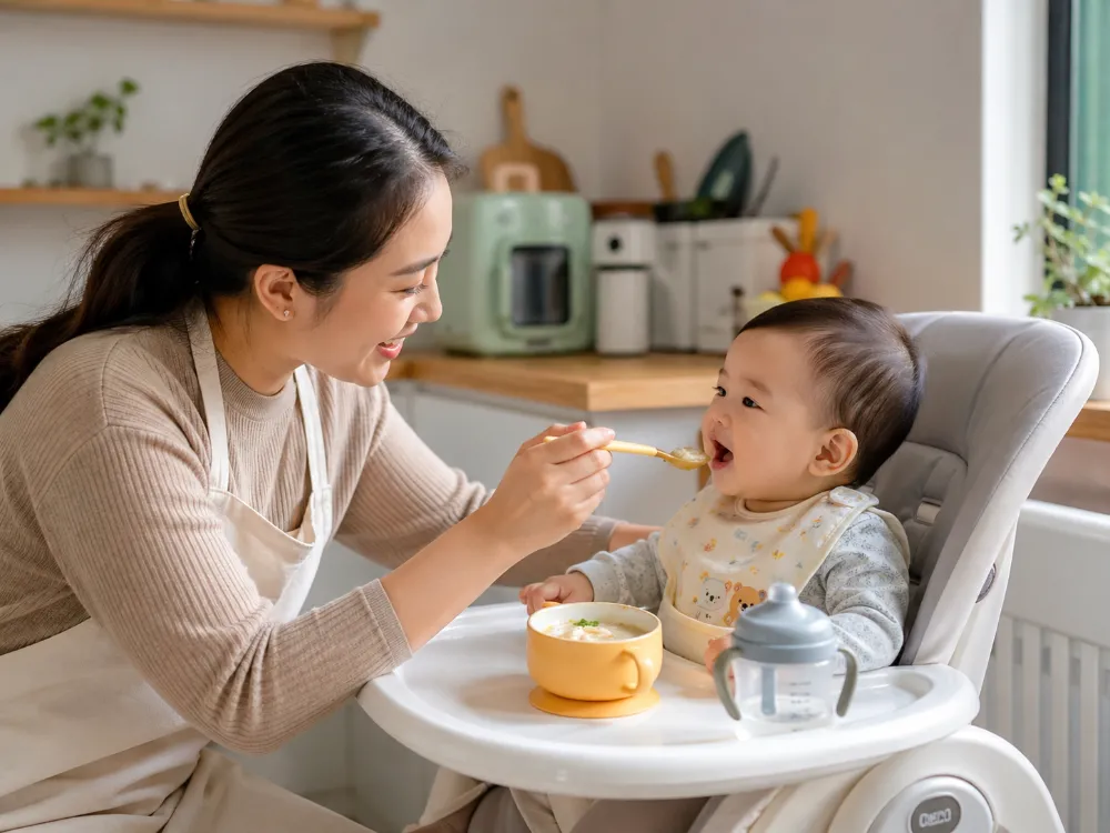 Không nên cắt cháo đột ngột, mẹ hãy linh hoạt thay đổi giữa cơm nát, cháo và các loại mì để bé không bị ngán.