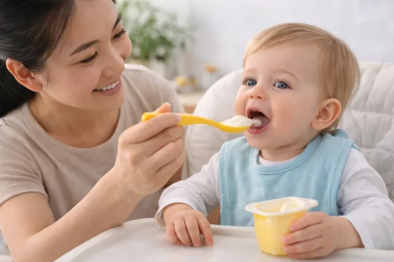 váng sữa cho bé 10 tháng