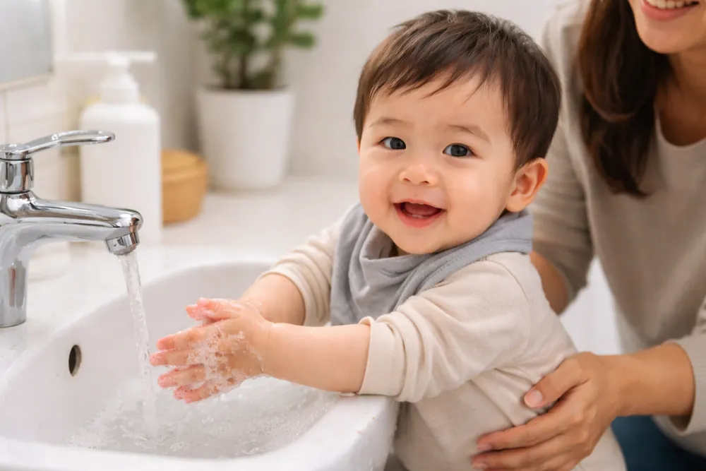 Giữ gìn vệ sinh đôi tay là một trong những biện pháp đơn giản mà hiệu quả để phòng tránh bệnh hô hấp.