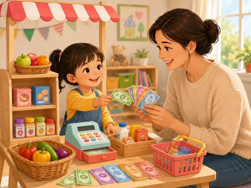 Thông qua trò chơi, trẻ tiếp thu kiến thức toán học một cách tự nguyện và hào hứng.