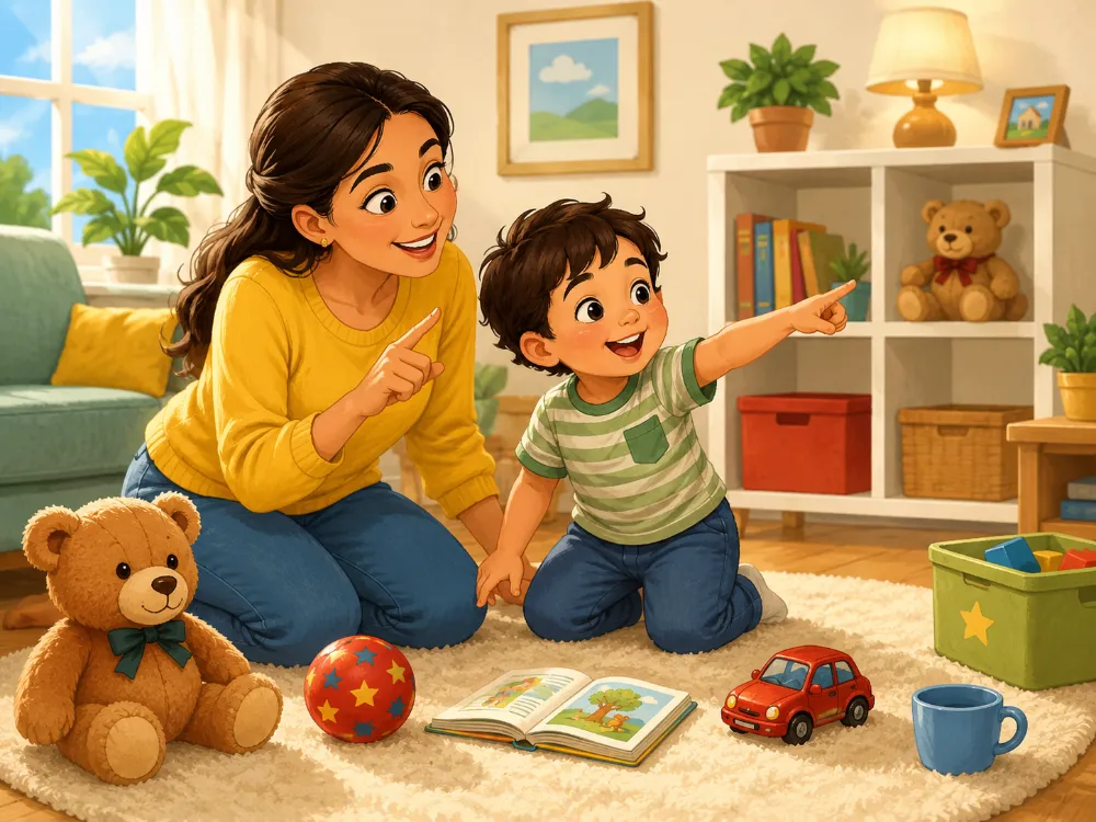 Những trò chơi đoán chữ, đoán vật giúp trẻ rèn luyện tư duy ngôn ngữ rất nhanh nhạy.