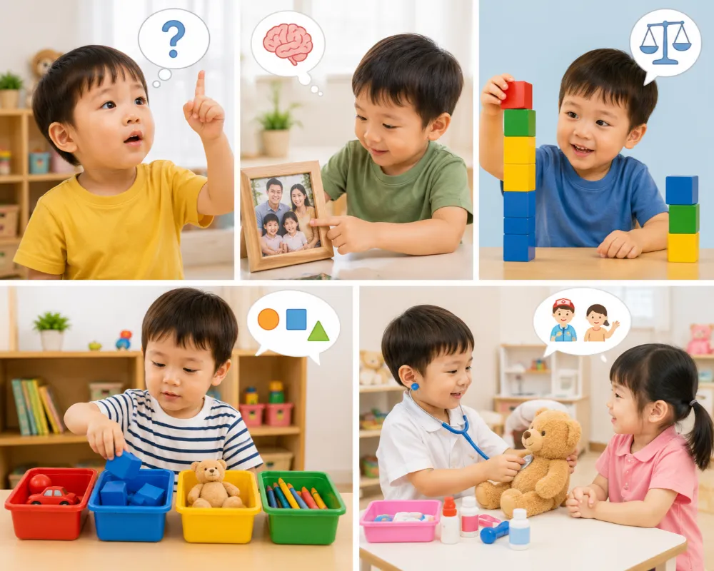 Đặc điểm nhận thức của trẻ 3 4 tuổi