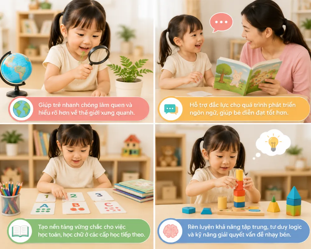 Lợi ích khi phát triển nhận thức cho trẻ 3 4 tuổi