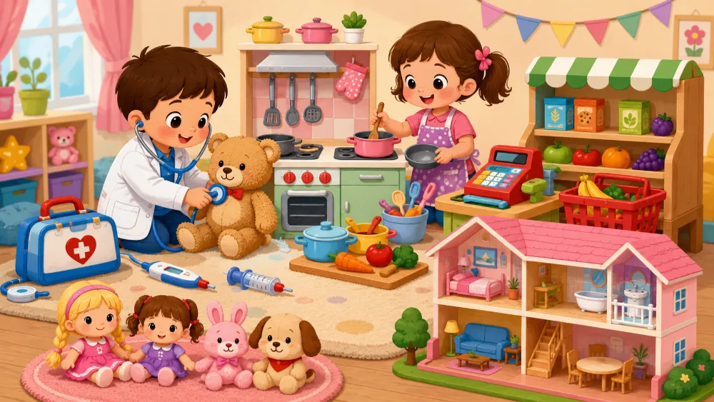 quà cho bé 4 tuổi chơi nhập vai