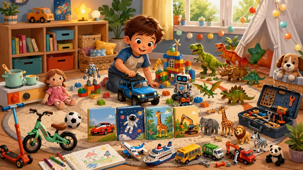 quà cho bé trai 4 tuổi
