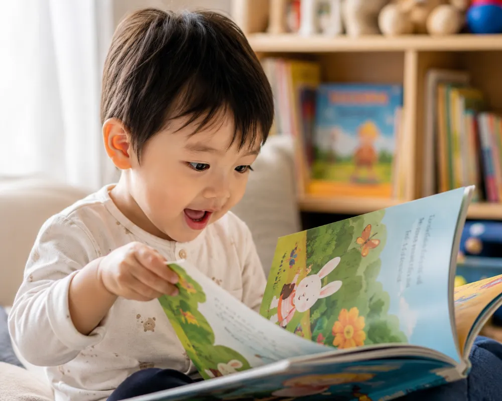 Hãy chọn những bài thơ ngắn gọn, đi kèm hình ảnh bắt mắt để thu hút sự chú ý của trẻ 4 tuổi