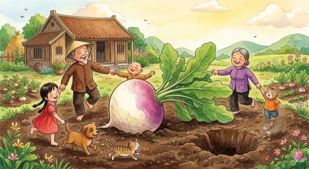 Truyện Nhổ củ cải
