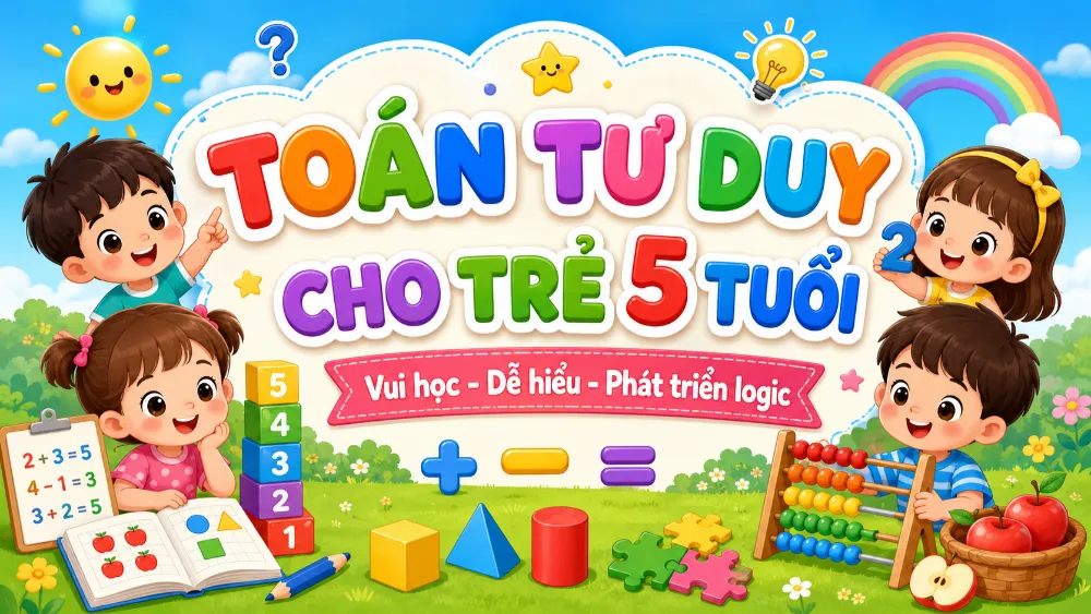 toán tư duy cho trẻ 5 tuổi