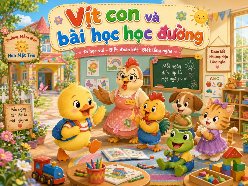 Vịt con và bài học học đường