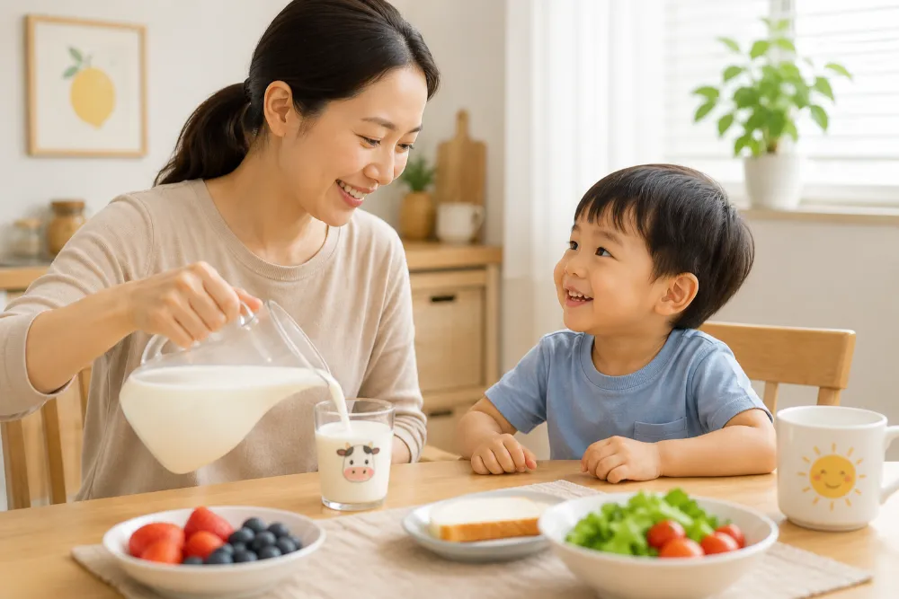 Độ tuổi là yếu tố quan trọng đầu tiên cần xem xét trước khi chọn sữa tươi cho trẻ.