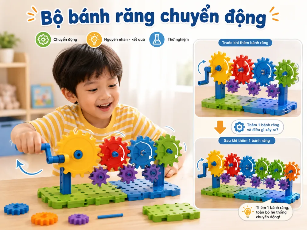 Bộ bánh răng chuyển động