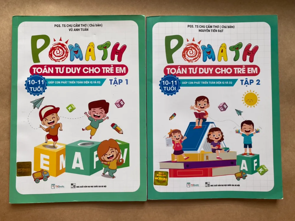 Toán Tư Duy Pomath (Tập 1, 2)