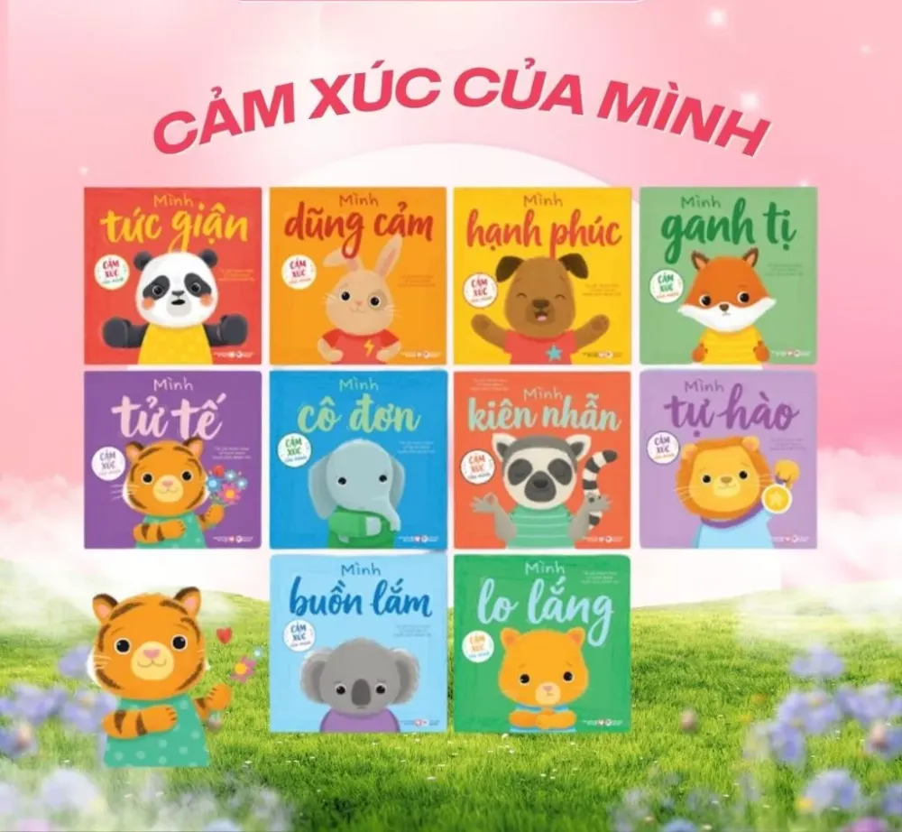 Bộ sách Ehon "Cảm xúc của bé" (Wabooks)