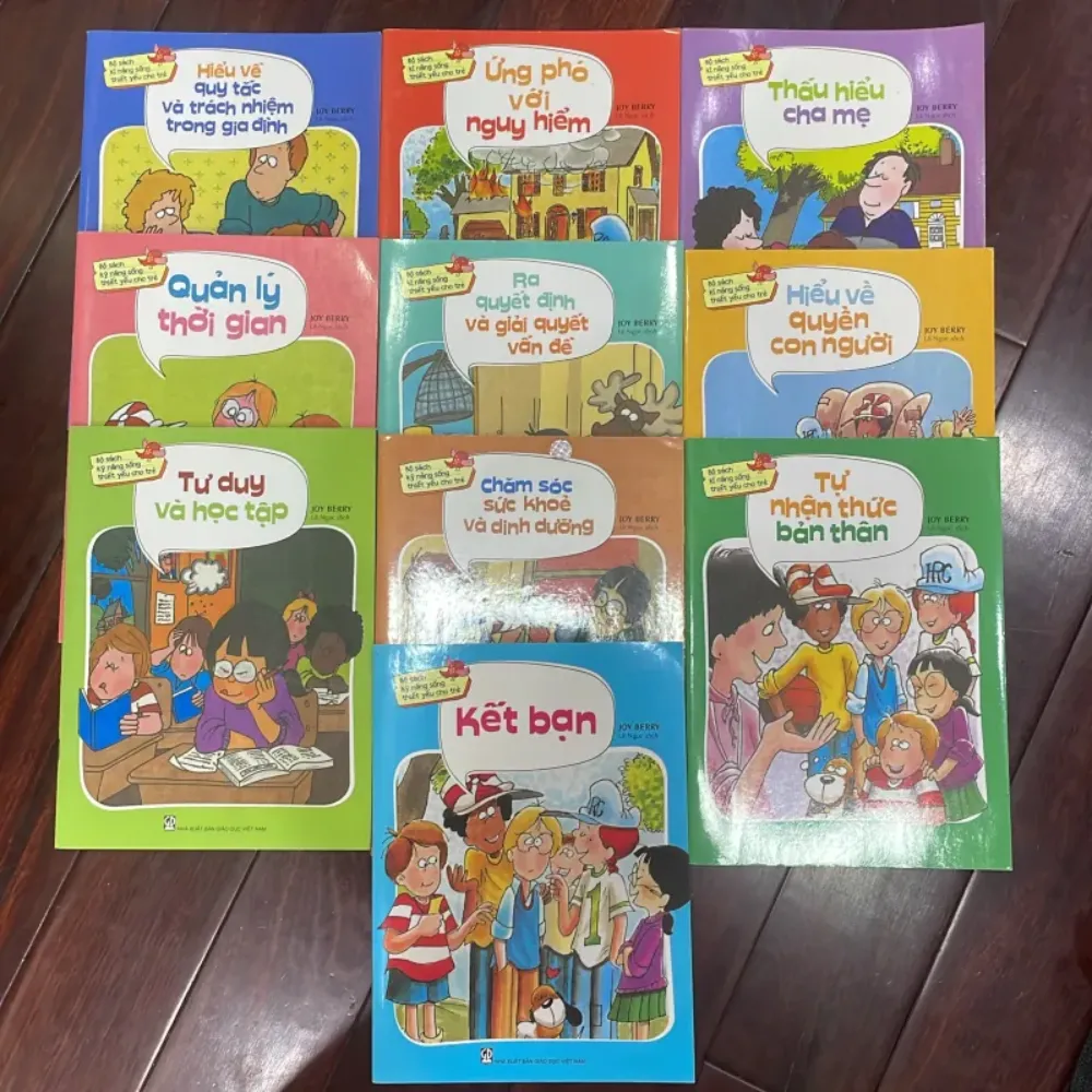 Bộ sách "Kỹ năng an toàn cho bé"