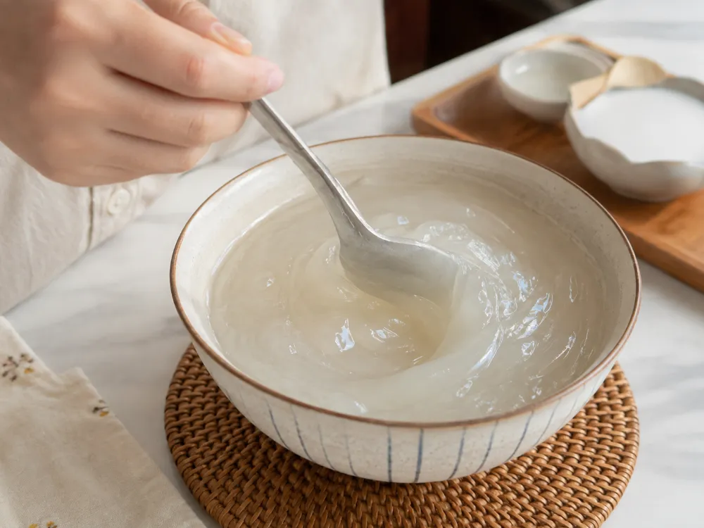 Với trẻ nhỏ, bột sắn dây nên được nấu chín trước khi dùng để phù hợp hơn với hệ tiêu hóa còn nhạy cảm.