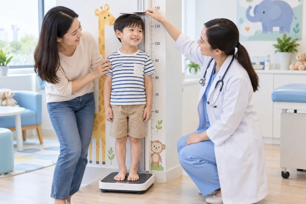 Chiều cao cân nặng bé trai 6 tuổi