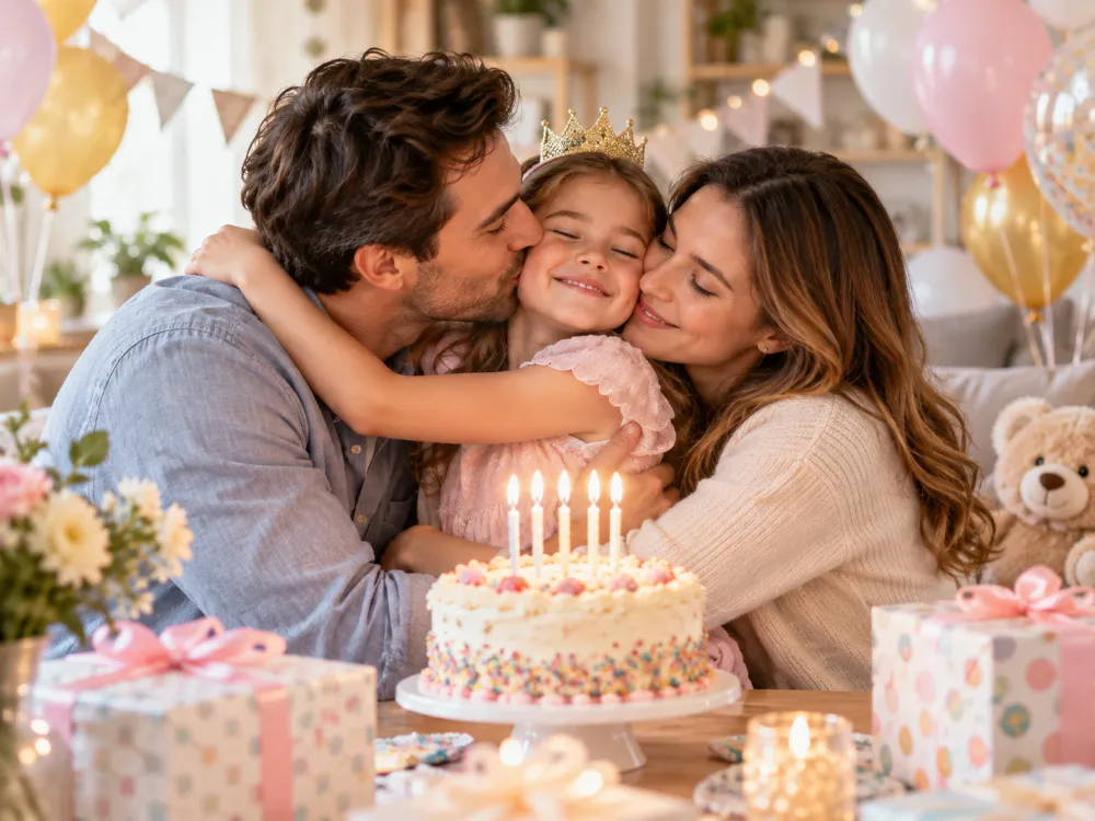 Lời chúc sinh nhật bé 6 tuổi từ bố mẹ