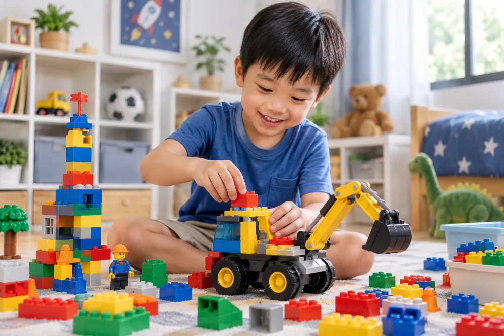 Đồ chơi lắp ráp cho bé trai 6 tuổi