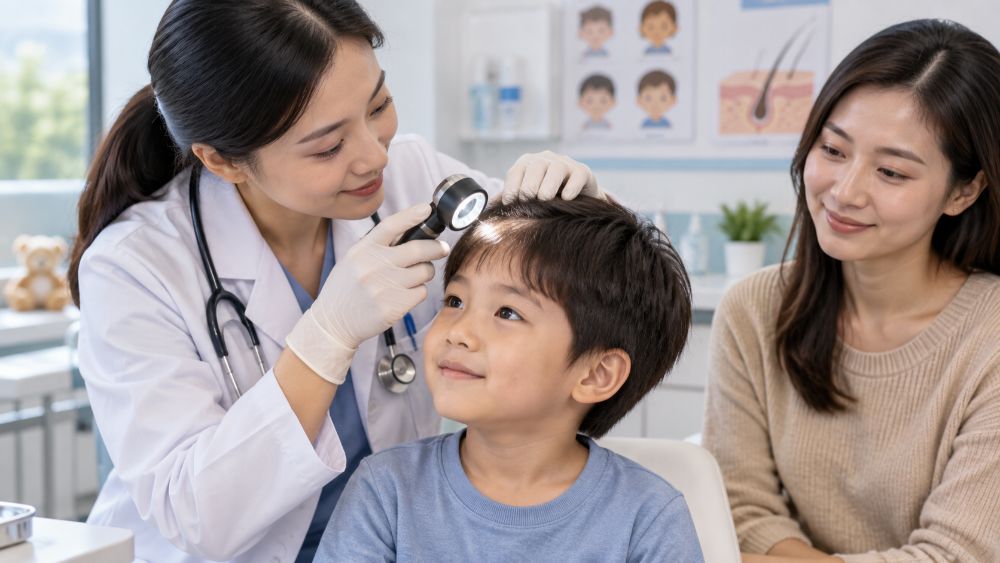 Khi nào rụng tóc ở trẻ 6 tuổi cần đi khám