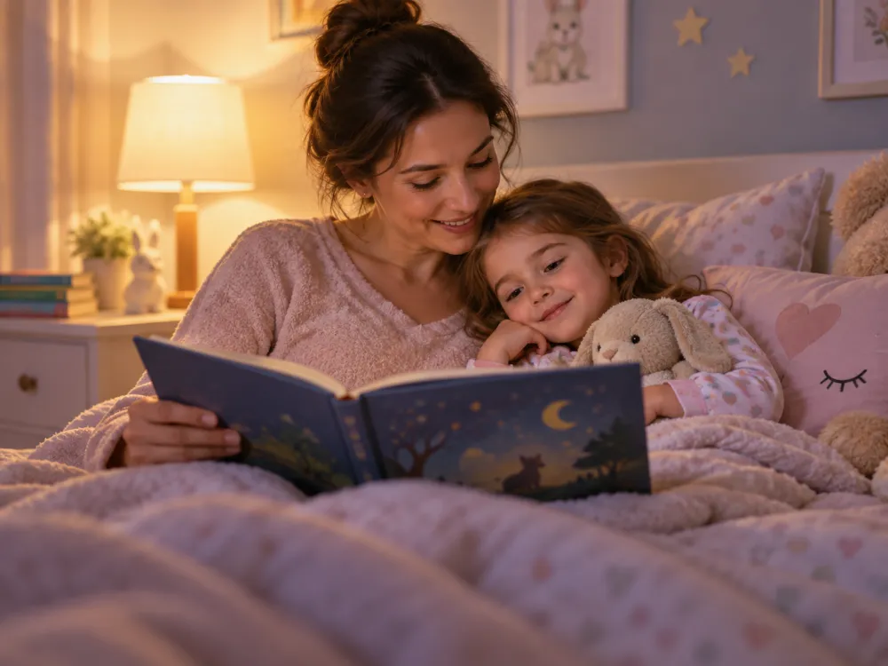 Một routine đều đặn trước giờ ngủ giúp trẻ chuyển từ trạng thái hoạt động sang thư giãn dễ dàng hơn.