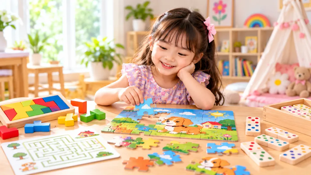 Đồ chơi xếp hình và giải đố