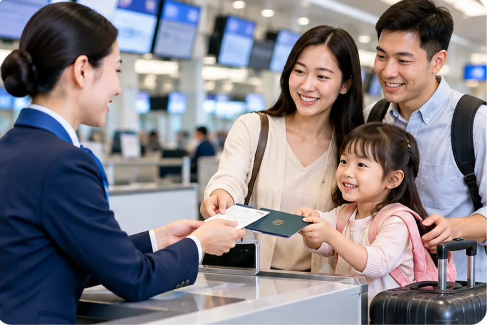 Trẻ đi máy bay cần giấy tờ gì